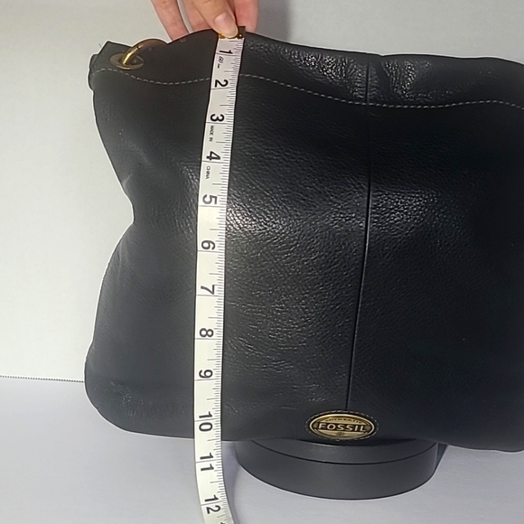 Fossil leather cossbody/shoulder bag. * 2 straps - Picture 11 of 13